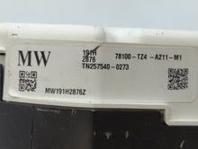 2015-2019 Acura Tlx Instrument Cluster Speedometer Gauges P/N:78100-TZ4-A211-M1 Fits 2015 2016 2017 2018 2019 OEM Used Auto Parts