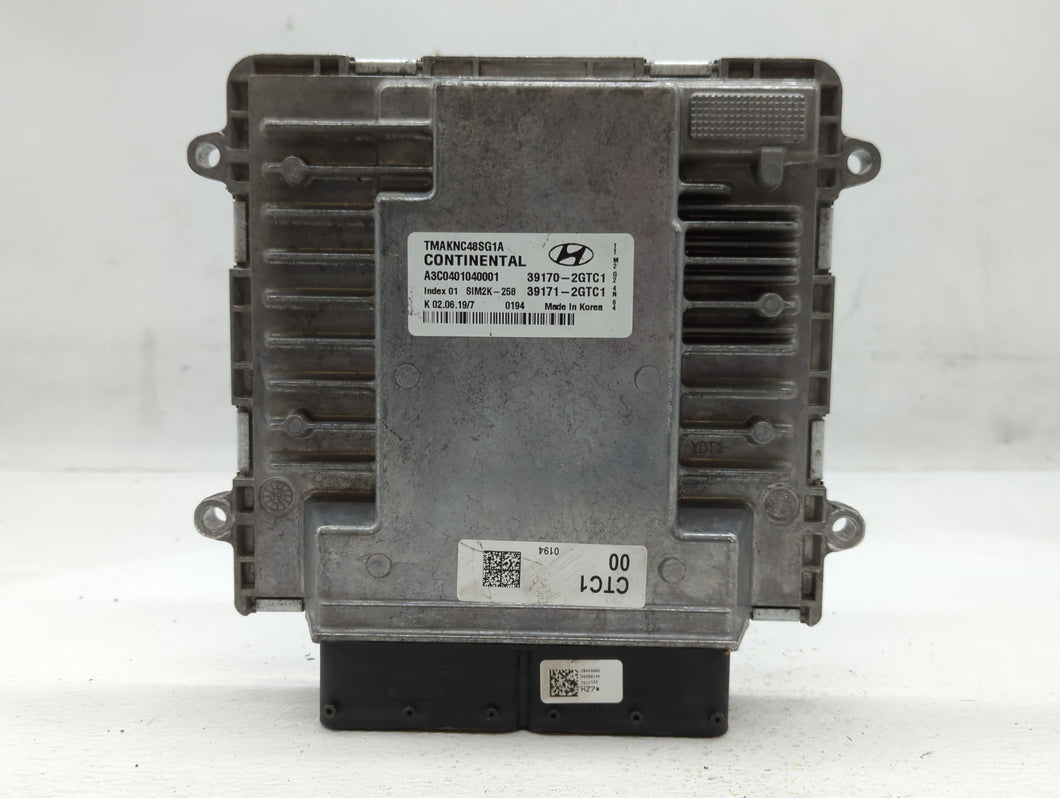 2020 Hyundai Santa Fe PCM Engine Computer ECU ECM PCU OEM P/N:39171-2GTC1 Fits OEM Used Auto Parts