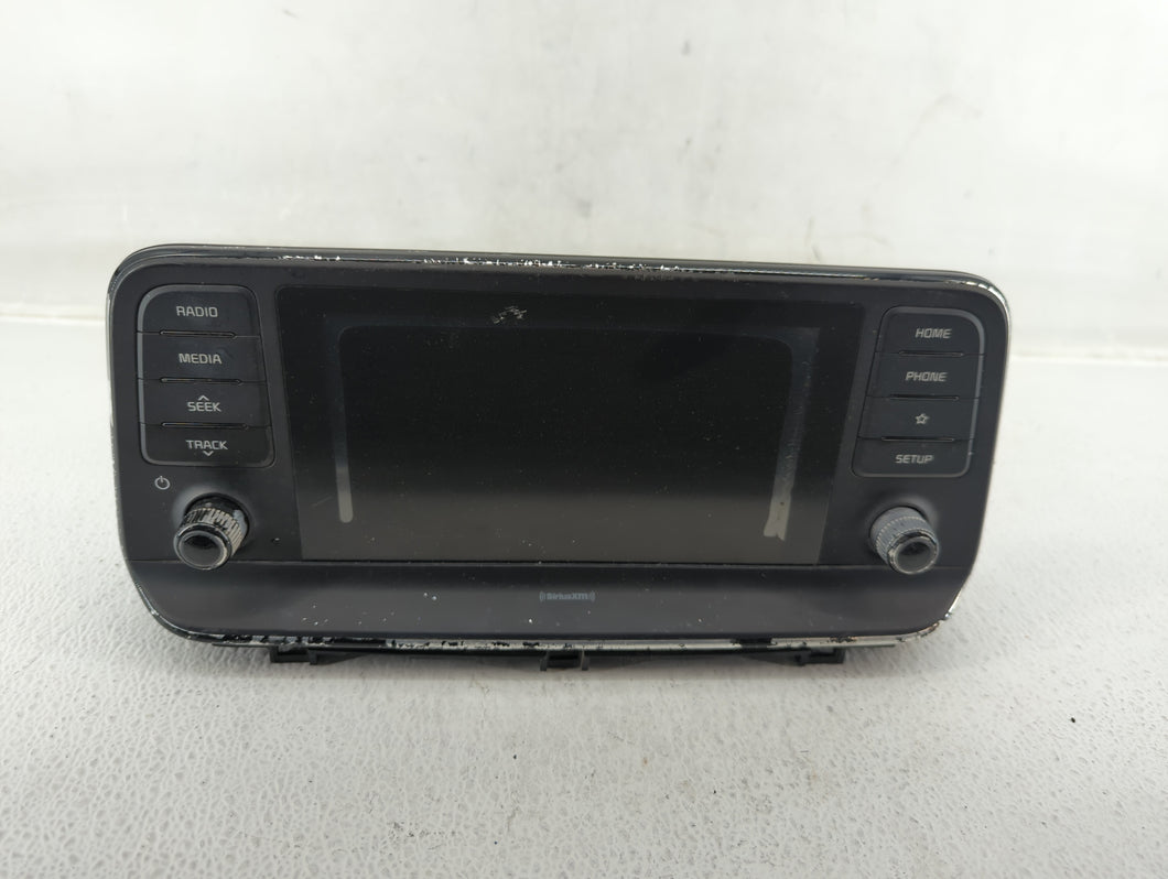 2020-2022 Kia Telluride Radio AM FM Cd Player Receiver Replacement P/N:96160-S9000CDD Fits 2020 2021 2022 OEM Used Auto Parts