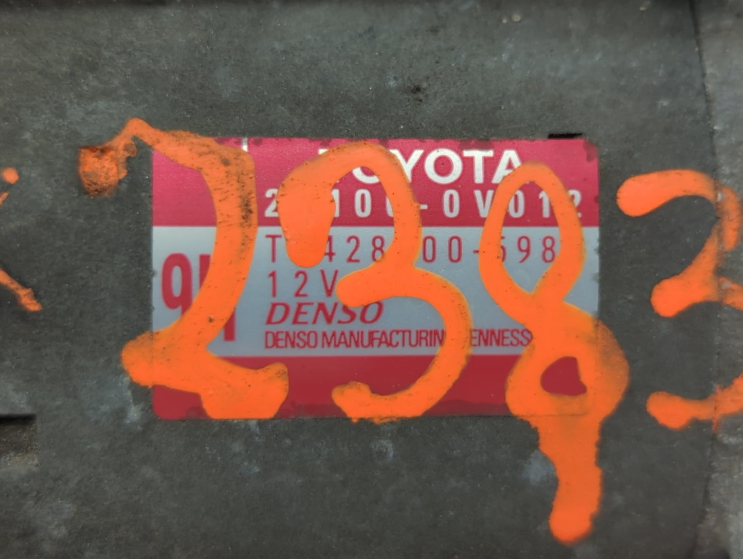 2010-2011 Toyota Camry Car Starter Motor Solenoid OEM P/N:22205304 Fits 2009 2010 2011 2012 2016 2018 2019 2020 2021 OEM Used Auto Parts - Oemusedautoparts1.com