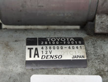 2018-2022 Toyota Camry Car Starter Motor Solenoid OEM P/N:438000-4041 28100-F0010 Fits 2018 2019 2020 2021 2022 OEM Used Auto Parts