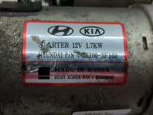 2015-2016 Hyundai Genesis Car Starter Motor Solenoid OEM P/N:36100-3F160 Fits 2015 2016 2017 2018 2019 2020 OEM Used Auto Parts