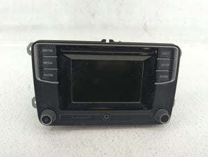 2016-2017 Volkswagen Jetta Radio AM FM Cd Player Receiver Replacement P/N:561 035 150 A Fits 2013 2014 2015 2016 2017 OEM Used Auto Parts