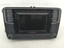 2016-2017 Volkswagen Jetta Radio AM FM Cd Player Receiver Replacement P/N:561 035 150 A Fits 2013 2014 2015 2016 2017 OEM Used Auto Parts