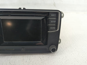 2016-2017 Volkswagen Jetta Radio AM FM Cd Player Receiver Replacement P/N:561 035 150 A Fits 2013 2014 2015 2016 2017 OEM Used Auto Parts