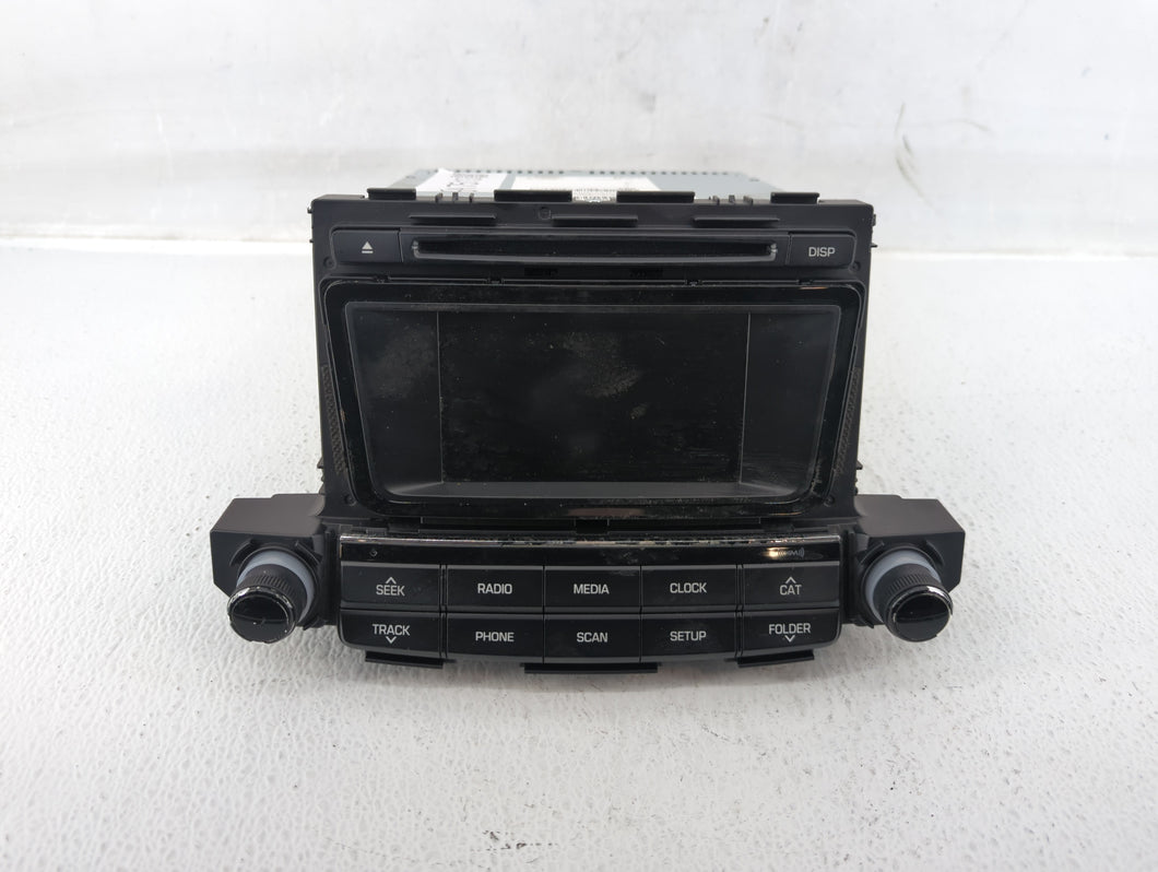 2016-2017 Hyundai Tucson Radio AM FM Cd Player Receiver Replacement P/N:96180D31004X Fits 2016 2017 OEM Used Auto Parts