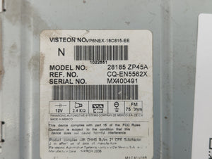 2006-2007 Nissan Pathfinder Radio AM FM Cd Player Receiver Replacement P/N:28185 ZP45A Fits 2006 2007 OEM Used Auto Parts