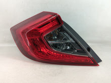 2016-2021 Honda Civic Tail Light Assembly Passenger Right OEM Fits 2016 2017 2018 2019 2020 2021 OEM Used Auto Parts