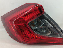 2016-2021 Honda Civic Tail Light Assembly Passenger Right OEM Fits 2016 2017 2018 2019 2020 2021 OEM Used Auto Parts