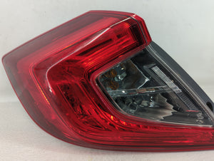 2016-2021 Honda Civic Tail Light Assembly Passenger Right OEM Fits 2016 2017 2018 2019 2020 2021 OEM Used Auto Parts