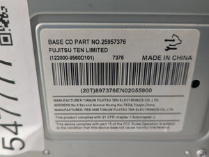 2006-2008 Chevrolet Impala Radio AM FM Cd Player Receiver Replacement P/N:15798973 Fits 2006 2007 2008 OEM Used Auto Parts