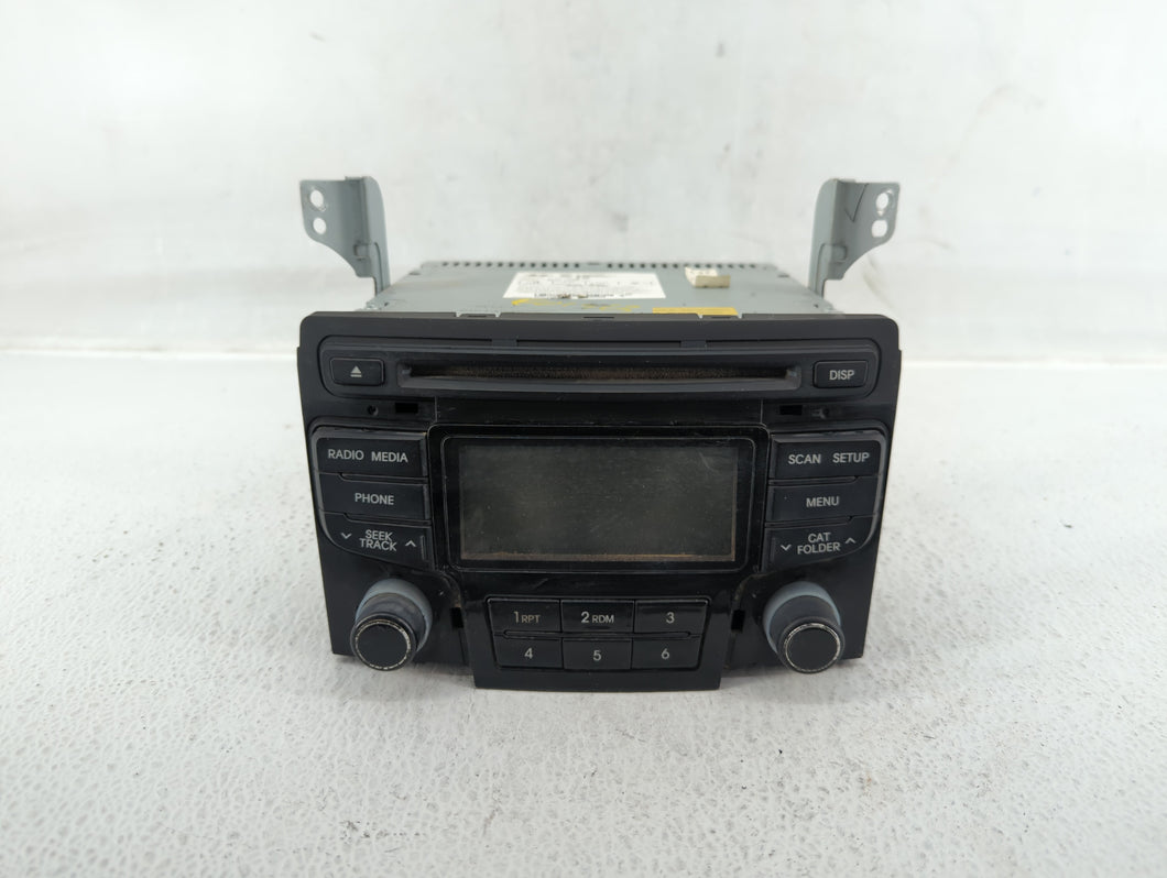 2012-2015 Hyundai Sonata Radio AM FM Cd Player Receiver Replacement P/N:96180-3Q600 Fits 2012 2013 2014 2015 OEM Used Auto Parts