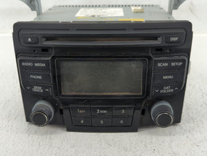 2012-2015 Hyundai Sonata Radio AM FM Cd Player Receiver Replacement P/N:96180-3Q600 Fits 2012 2013 2014 2015 OEM Used Auto Parts