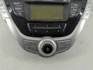 2011-2012 Hyundai Elantra Radio AM FM Cd Player Receiver Replacement P/N:961703X161BLH 96560-3X101FP Fits 2011 2012 OEM Used Auto Parts