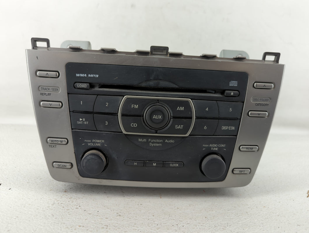 2009-2010 Mazda 6 Radio AM FM Cd Player Receiver Replacement P/N:GS3R669R0C GS3L669R0D Fits 2009 2010 OEM Used Auto Parts