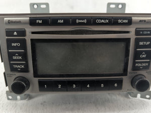 2010-2012 Hyundai Santa Fe Radio AM FM Cd Player Receiver Replacement P/N:96180-0W500 Fits 2010 2011 2012 OEM Used Auto Parts