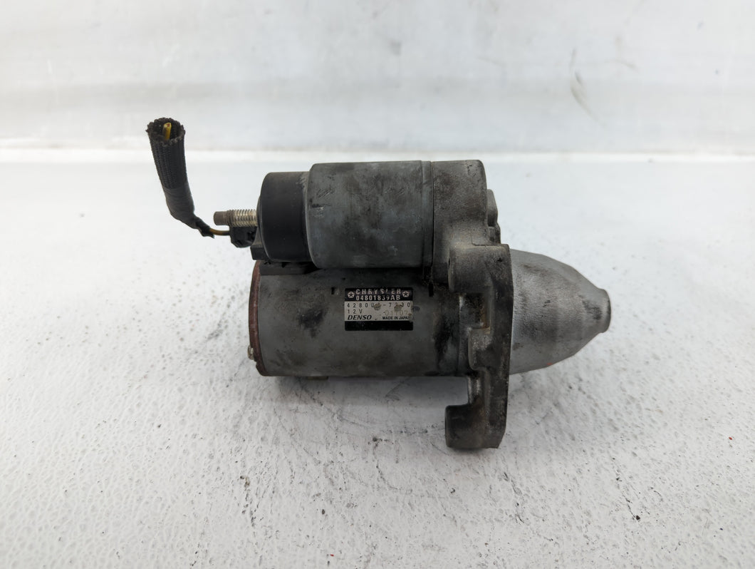 2016 Dodge Caravan Car Starter Motor Solenoid OEM P/N:04801839AB Fits 2011 2012 2013 2014 2015 2017 2018 2019 2020 2021 OEM Used Auto Parts