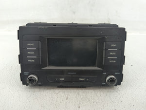 2017-2018 Kia Sedona Radio AM FM Cd Player Receiver Replacement P/N:96160-A9500WAC 96180-A9BA0WAC Fits 2017 2018 OEM Used Auto Parts