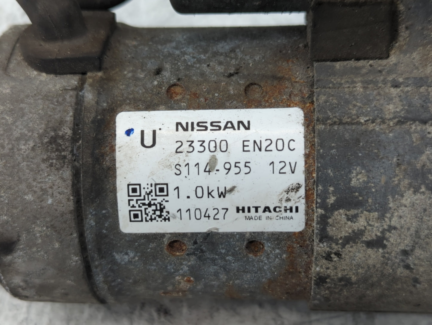 2010-2012 Nissan Sentra Car Starter Motor Solenoid OEM P/N:23300 EN20C Fits 2010 2011 2012 2013 OEM Used Auto Parts - Oemusedautoparts1.com