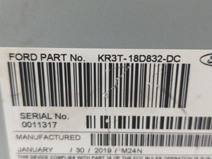 2019-2022 Ford Mustang Radio AM FM Cd Player Receiver Replacement P/N:KR3T-18D832-DC Fits 2019 2020 2021 2022 OEM Used Auto Parts