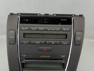 2007-2009 Lexus Es350 Radio AM FM Cd Player Receiver Replacement P/N:86120-33720 Fits 2007 2008 2009 OEM Used Auto Parts