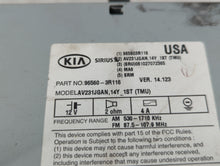 2014-2016 Kia Cadenza Radio AM FM Cd Player Receiver Replacement P/N:96560-3R116 Fits 2014 2015 2016 OEM Used Auto Parts