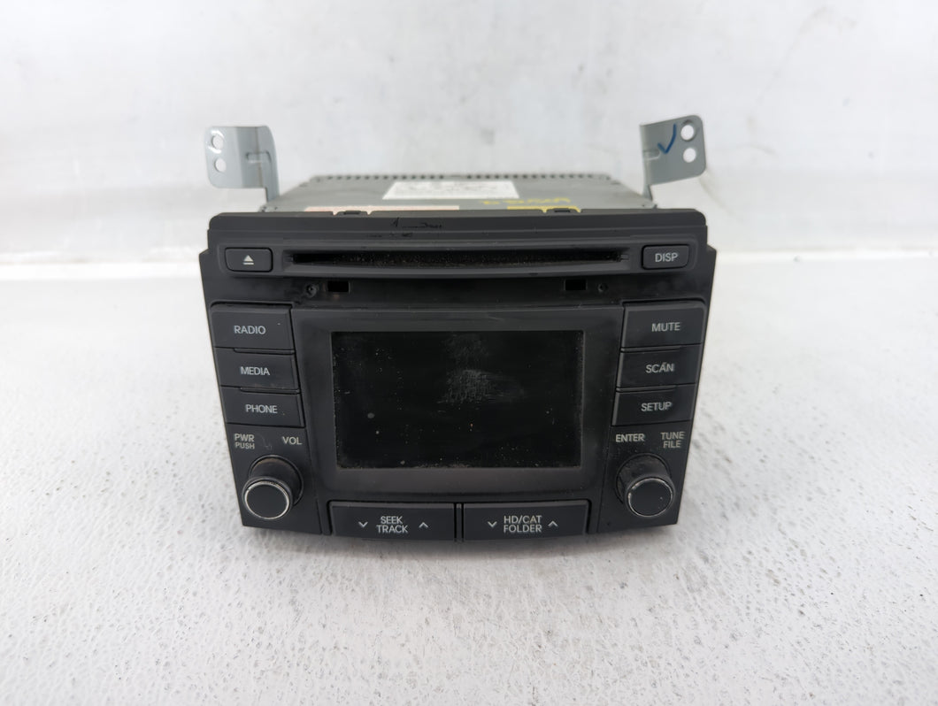 2012-2014 Hyundai Sonata Radio AM FM Cd Player Receiver Replacement P/N:96180-3Q8004X Fits 2012 2013 2014 OEM Used Auto Parts