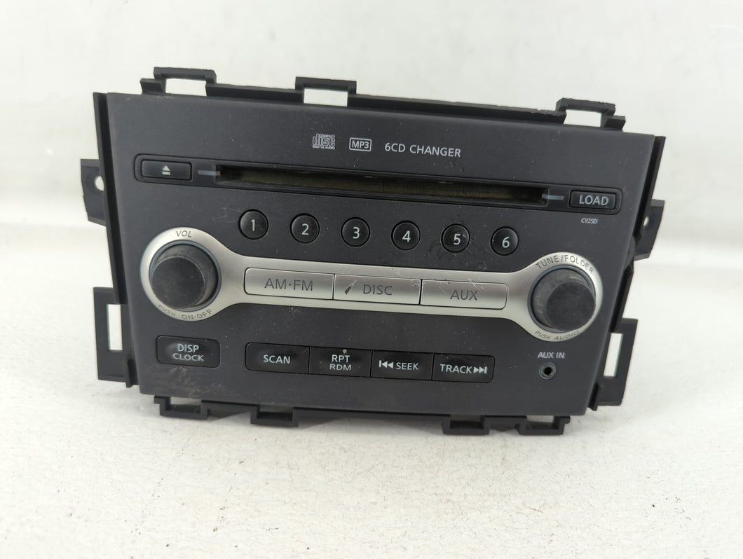 2010 Nissan Murano Radio AM FM Cd Player Receiver Replacement P/N:1AA5A 210120 Fits OEM Used Auto Parts