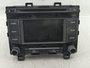 2015 Hyundai Sonata Radio AM FM Cd Player Receiver Replacement P/N:96180-C20504X Fits OEM Used Auto Parts