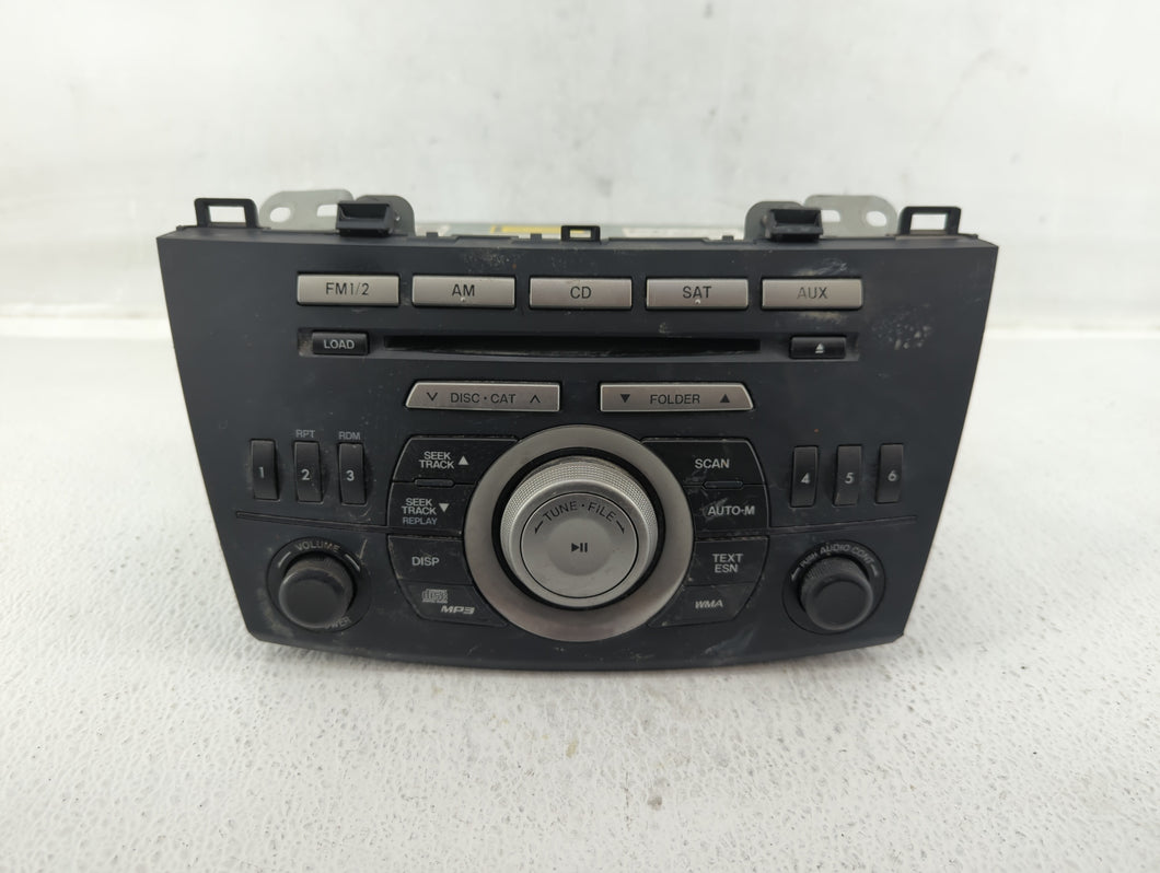 2011 Mazda 3 Radio AM FM Cd Player Receiver Replacement P/N:BBM5 66 AR0 Fits OEM Used Auto Parts