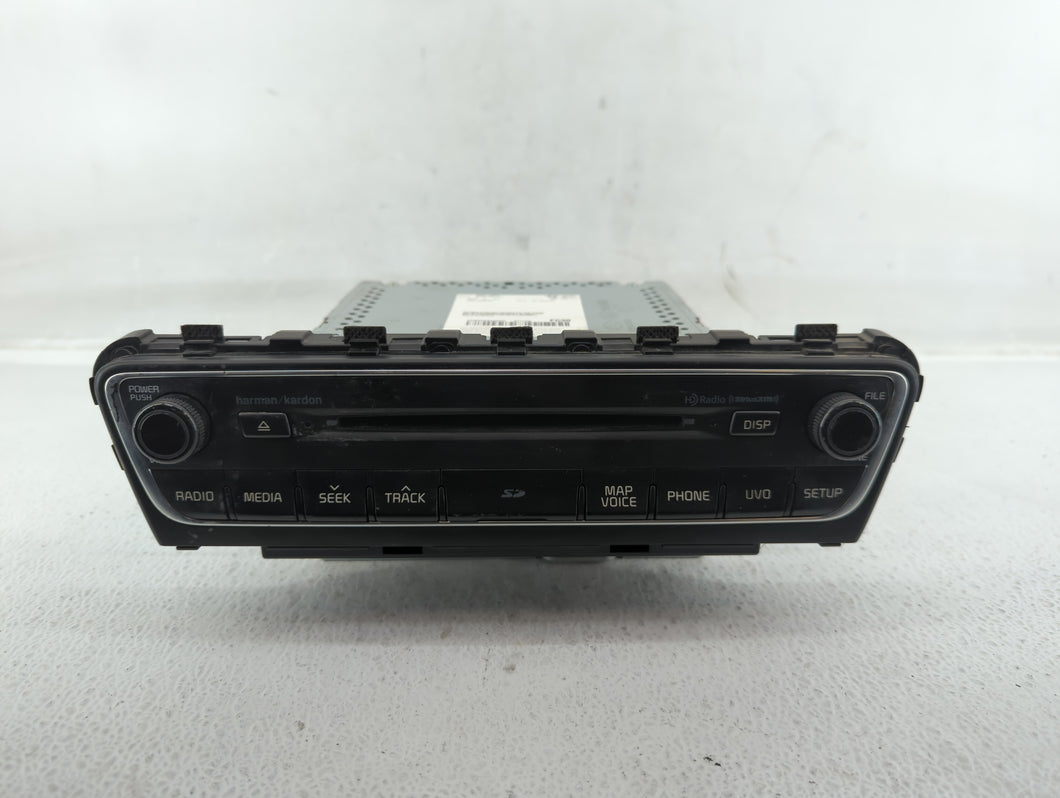 2017-2018 Kia Cadenza Radio AM FM Cd Player Receiver Replacement P/N:96560-F6300 Fits 2017 2018 OEM Used Auto Parts