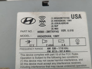 2013-2016 Hyundai Genesis Radio AM FM Cd Player Receiver Replacement P/N:96560-2M770YHG Fits 2013 2014 2015 2016 OEM Used Auto Parts