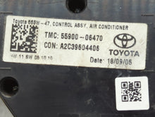 2018-2022 Toyota Camry Climate Control Module Temperature AC/Heater Replacement P/N:55900-06470 Fits 2018 2019 2020 2021 2022 OEM Used Auto Parts