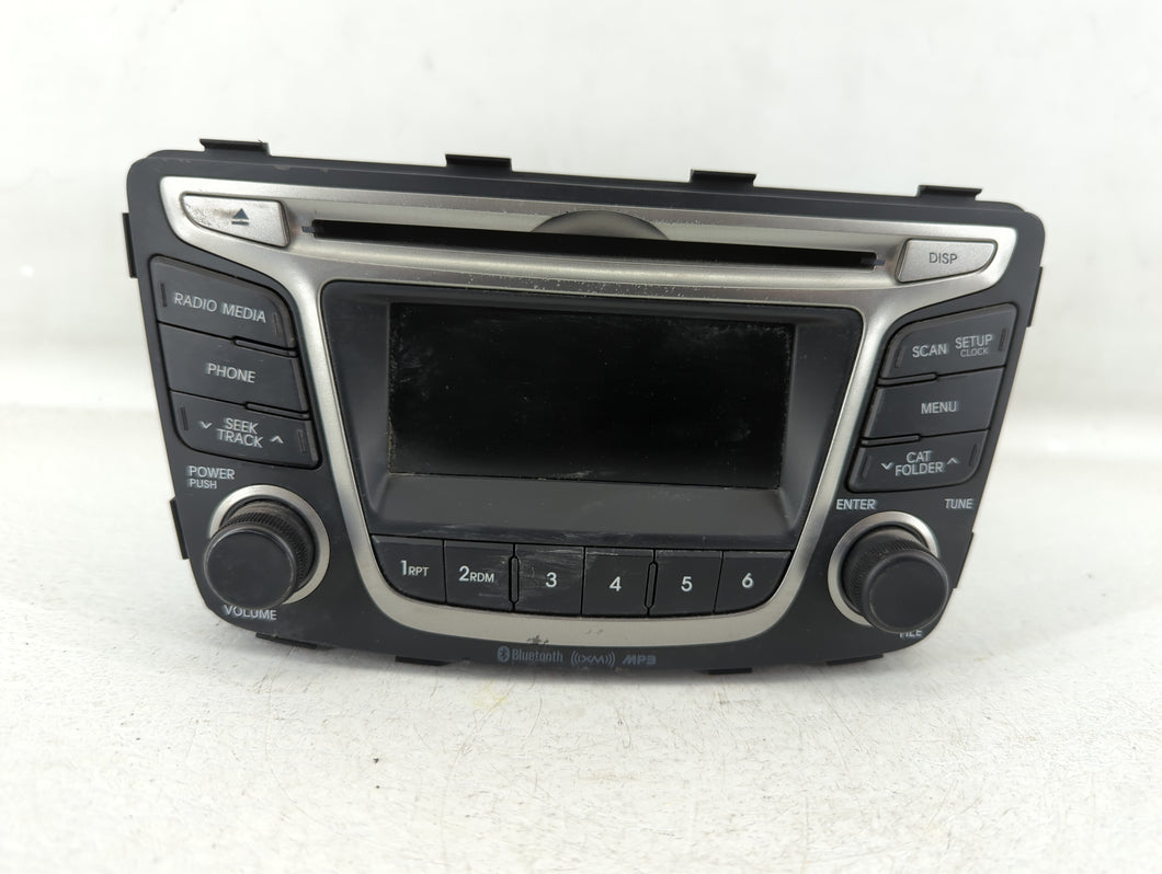 2017 Hyundai Accent Radio AM FM Cd Player Receiver Replacement P/N:96170-1R152SDH Fits OEM Used Auto Parts