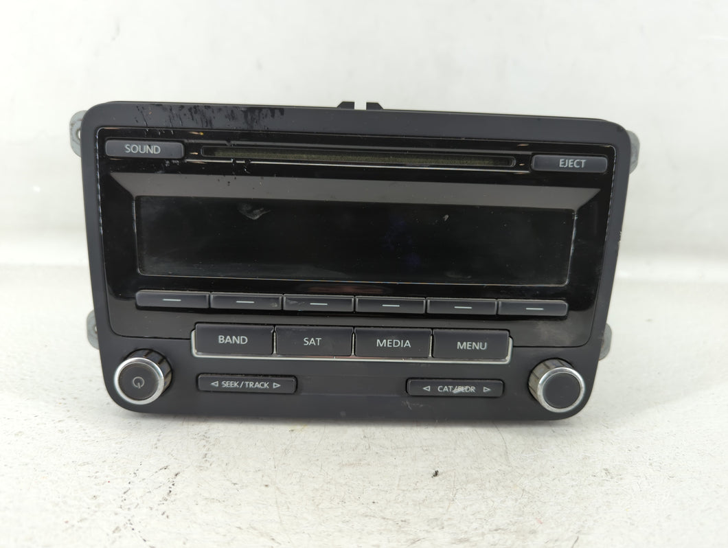 2014 Volkswagen Jetta Radio AM FM Cd Player Receiver Replacement P/N:1K0 035 164 F Fits 2013 2015 OEM Used Auto Parts