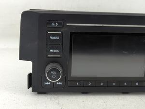 2018 Honda Civic Radio AM FM Cd Player Receiver Replacement P/N:39101-TBF-A62-M1 981BP067 Fits OEM Used Auto Parts