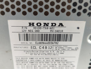 2013-2018 Acura Rdx Radio AM FM Cd Player Receiver Replacement P/N:39100-TX4-A01 Fits 2013 2014 2015 2016 2017 2018 OEM Used Auto Parts