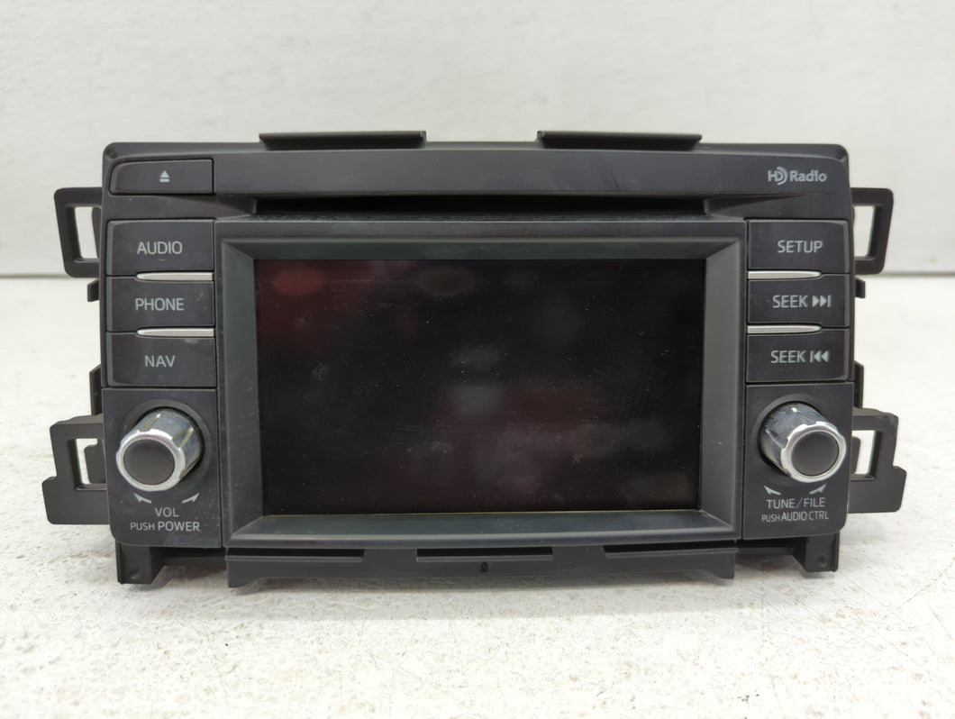 2013-2016 Mazda Cx-5 Radio AM FM Cd Player Receiver Replacement P/N:GJS2 66 DV0C Fits 2013 2014 2015 2016 OEM Used Auto Parts