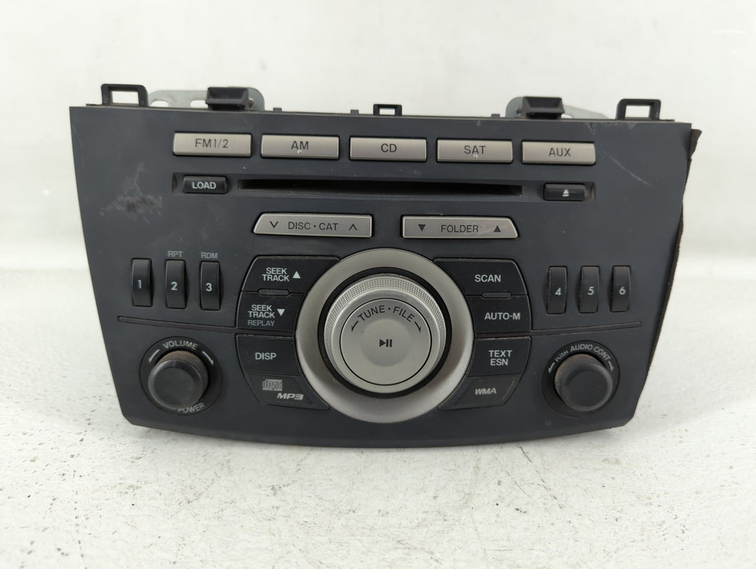 2011 Mazda 3 Radio AM FM Cd Player Receiver Replacement P/N:BBM5 66 AR0 Fits OEM Used Auto Parts