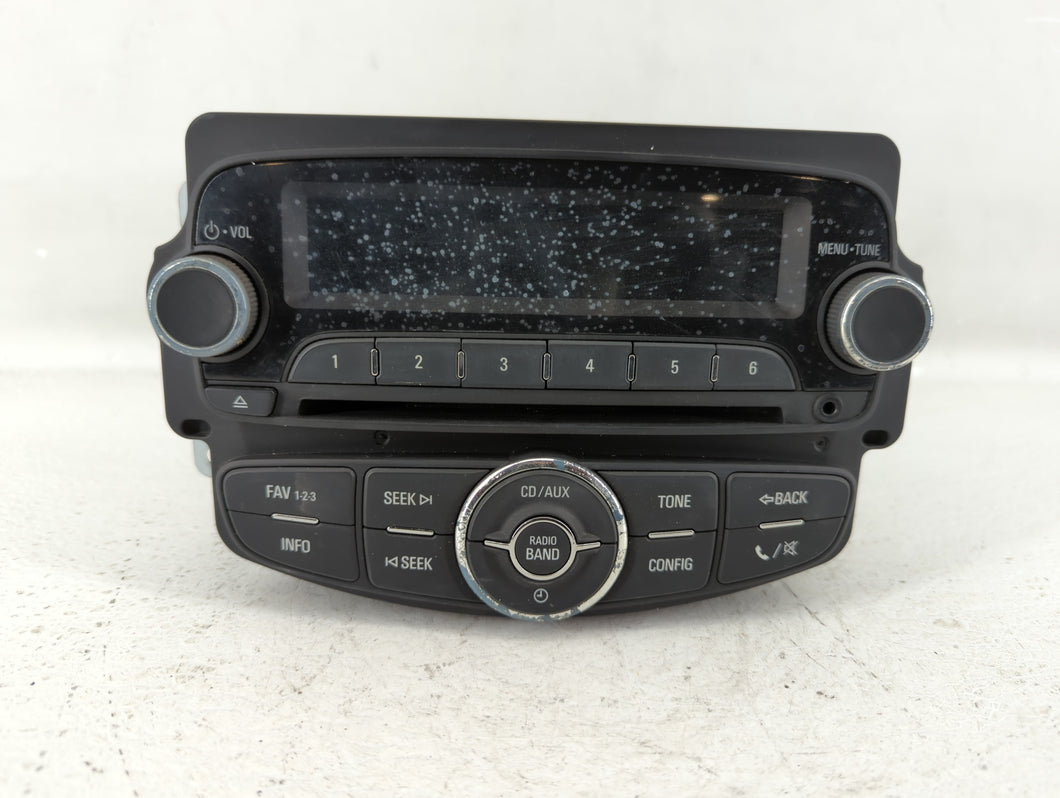 2012 Chevrolet Sonic Radio AM FM Cd Player Receiver Replacement P/N:95179057 Fits OEM Used Auto Parts