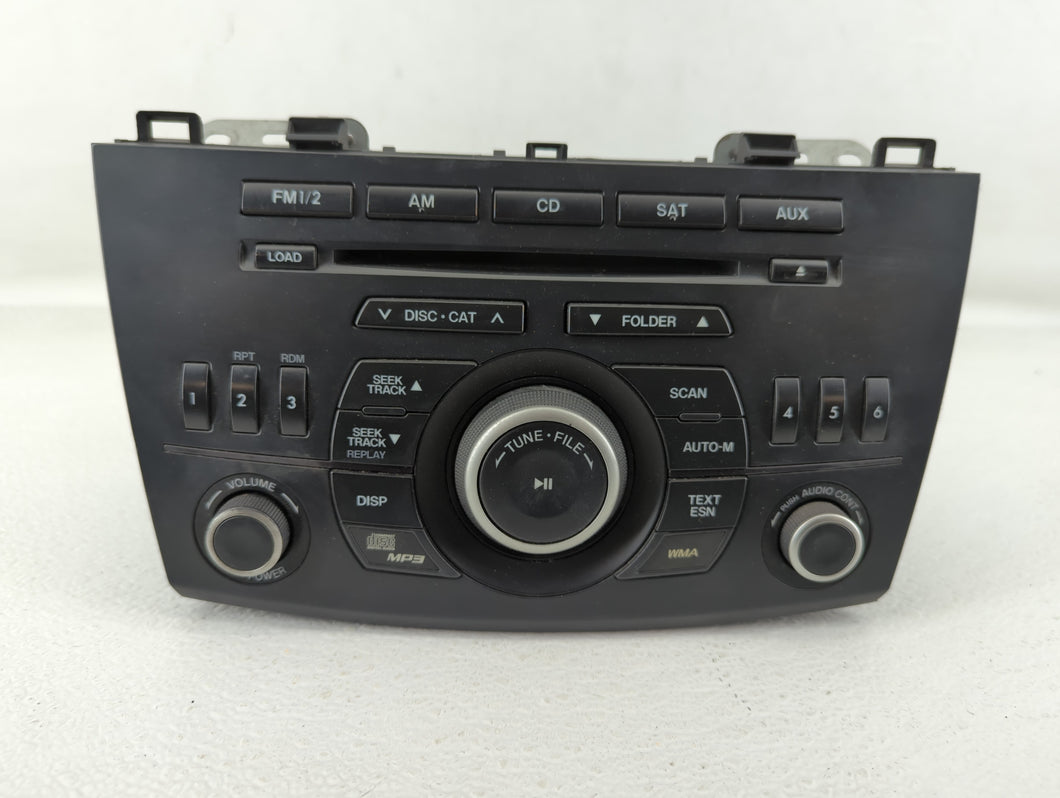 2012-2013 Mazda 3 Radio AM FM Cd Player Receiver Replacement P/N:BB5M 66 AR0 Fits 2012 2013 OEM Used Auto Parts