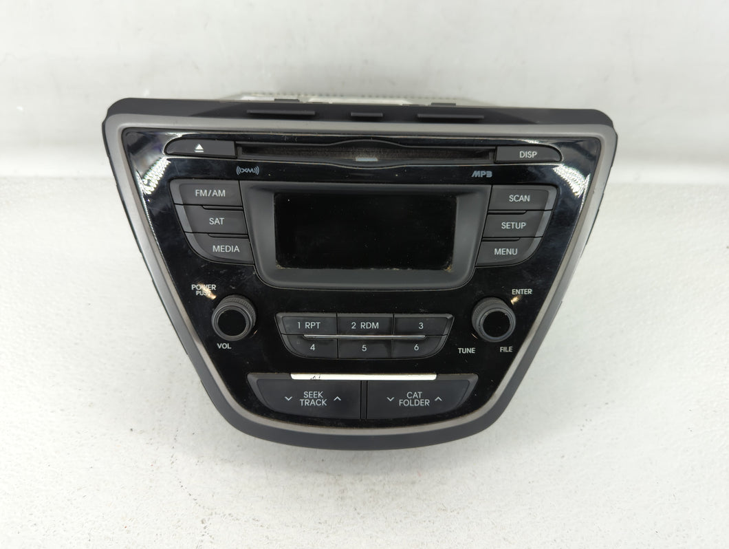 2014-2016 Hyundai Elantra Radio AM FM Cd Player Receiver Replacement P/N:96170-3X156GU Fits 2014 2015 2016 OEM Used Auto Parts