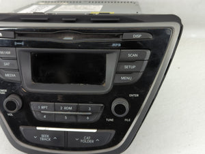 2014-2016 Hyundai Elantra Radio AM FM Cd Player Receiver Replacement P/N:96170-3X156GU Fits 2014 2015 2016 OEM Used Auto Parts