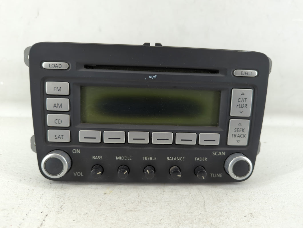 2006-2010 Volkswagen Passat Radio AM FM Cd Player Receiver Replacement P/N:1K0 035 180 L Fits 2005 2006 2007 2008 2009 2010 OEM Used Auto Parts