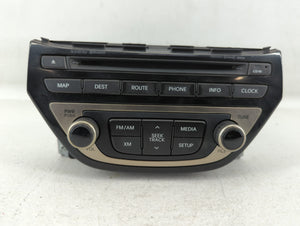 2013-2015 Hyundai Genesis Radio AM FM Cd Player Receiver Replacement P/N:96560-2M770YHG Fits 2013 2014 2015 OEM Used Auto Parts