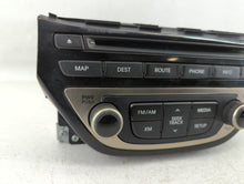 2013-2015 Hyundai Genesis Radio AM FM Cd Player Receiver Replacement P/N:96560-2M770YHG Fits 2013 2014 2015 OEM Used Auto Parts