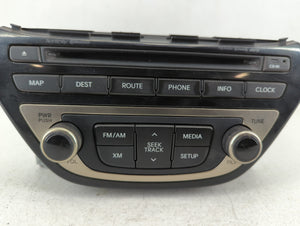 2013-2015 Hyundai Genesis Radio AM FM Cd Player Receiver Replacement P/N:96560-2M770YHG Fits 2013 2014 2015 OEM Used Auto Parts