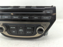 2013-2015 Hyundai Genesis Radio AM FM Cd Player Receiver Replacement P/N:96560-2M770YHG Fits 2013 2014 2015 OEM Used Auto Parts