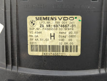2006 Bmw 325i Instrument Cluster Speedometer Gauges P/N:6974667-01 Fits OEM Used Auto Parts