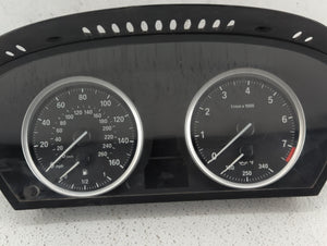 2008-2011 Bmw X6 Instrument Cluster Speedometer Gauges P/N:735611863 Fits 2008 2009 2010 2011 OEM Used Auto Parts